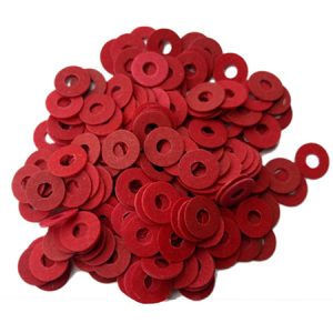 Free sample red vulcanized fiber paper gasket Die Cutting for insulation