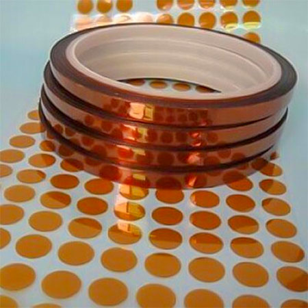 Die Cut Polyimide Film Tape Dots For PCB