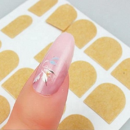 Clear Natural Acrylic Nail Tips new design nail art wrap nail art stickers