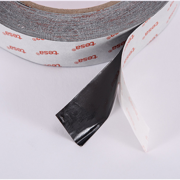 Shock Resistant Tape Tesa 61395 Black Pet Double Side Coated Film Tape 0.2mm Thickness