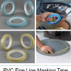 PVC Fine Line Masking Tape Equal To Tesa 4174 for pianting