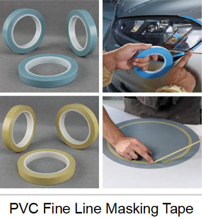 PVC Fine Line Masking Tape Equal To Tesa 4174 for pianting