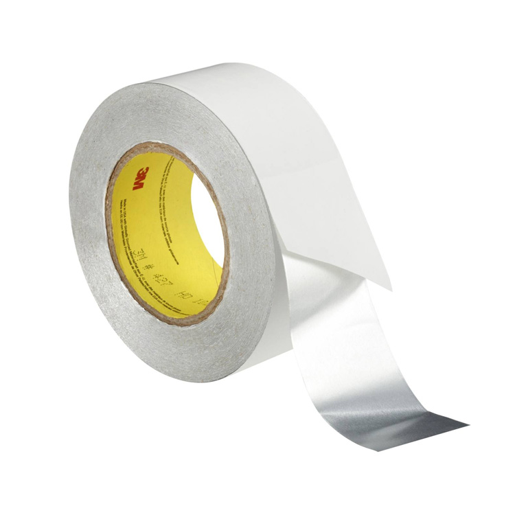 3M 427 Shiny Silver Aluminum Acrylic Adhesive Tape Linered Aluminum Foil Tape