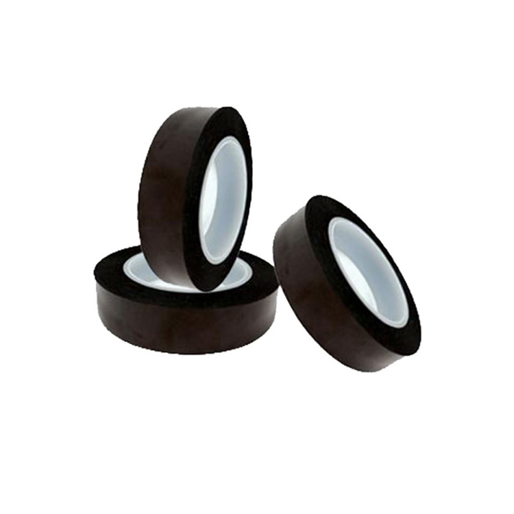ESD Black PI Kaptone Black Antistatic Matte Black Polyimide Film Tape For Speaker Voice Coil