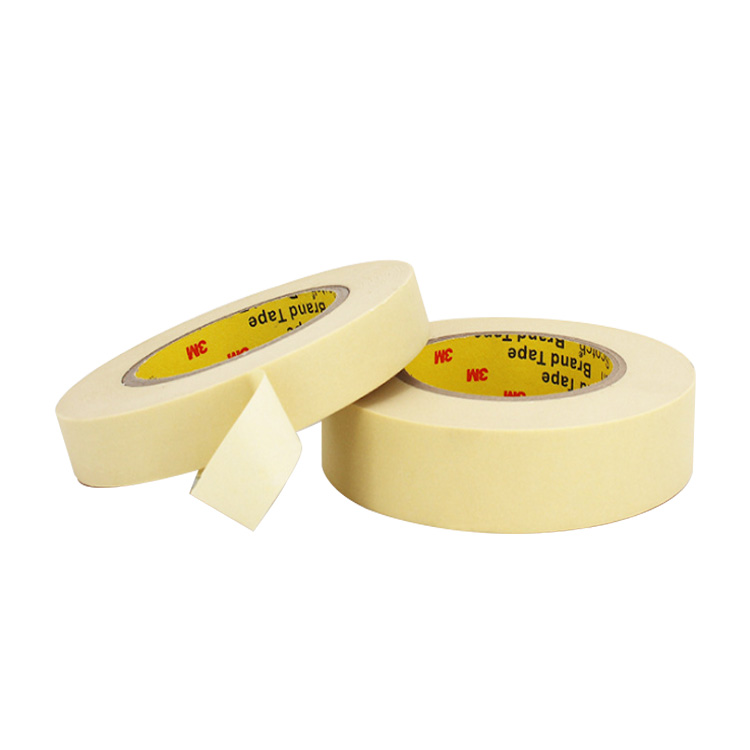 High Temperature Yellow Anti Static Textured Paper Tape Resistant Wrinkled Paper Masking Tape