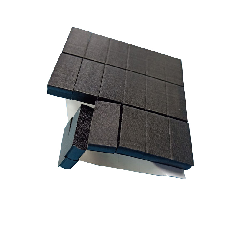 Black conductive foam pad die cut self adhesive conductive foam sheet of electronic products
