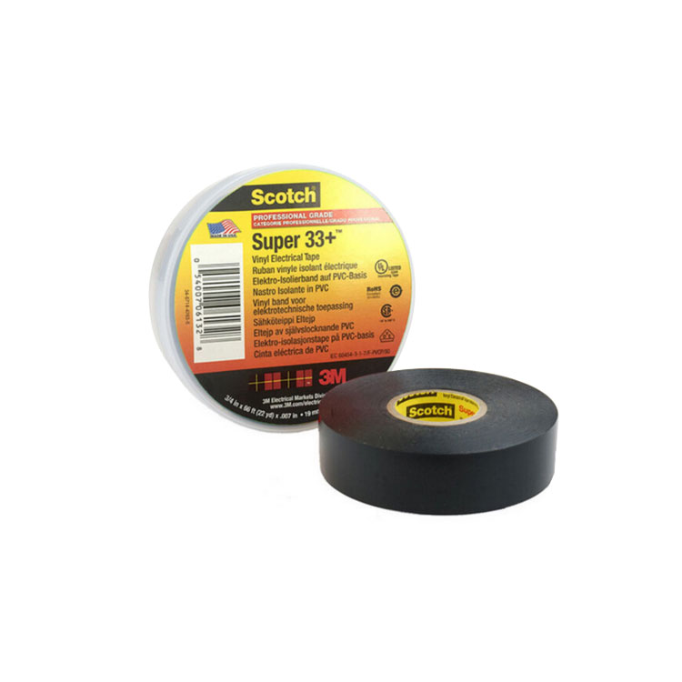 Equal to 3M Super 33+ Insulating tape black General PVC electrical tape