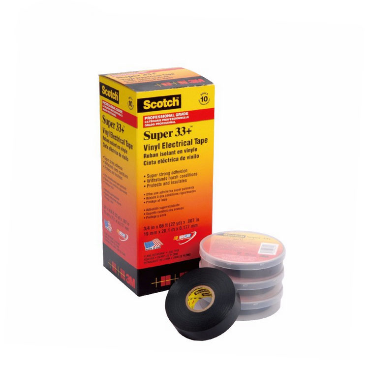 Equal to 3M Super 33+ Insulating tape black General PVC electrical tape