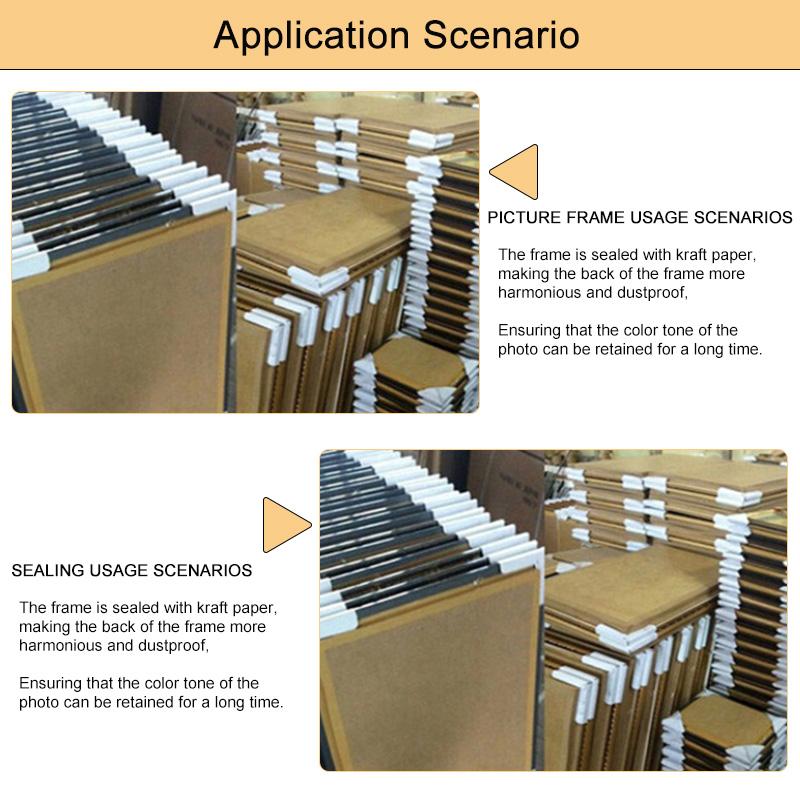 Custom Water activated tape starch adhesive wet kraft paper tape environmentally friendly and biodegradable