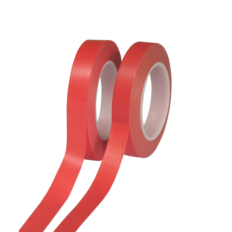 High Resistant PET Film PCB Hot Air Leveling Tape Red Paper Crepe Washi Masking Paper Tape